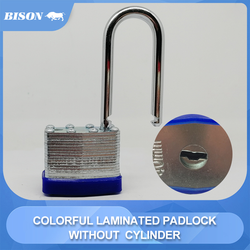 Colorful Laminated Padlock without Cylinder 