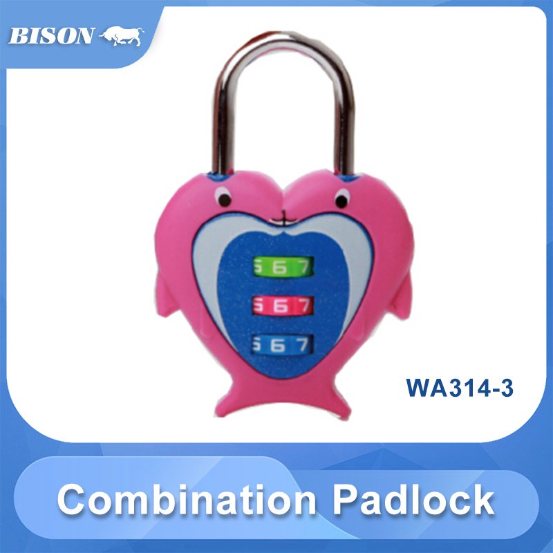 Zinc Alloy Combination Padlock WA314-3