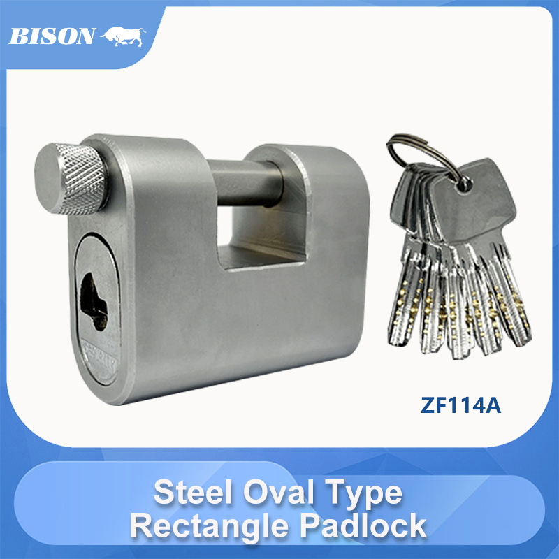 Steel Oval Type Rectangle Padlock-ZF114A