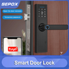 New Security Smart Door Lock，use fingerprint ,password,card to unlock