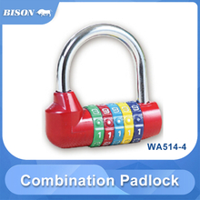Zinc Alloy Combination Padlock WA514-4