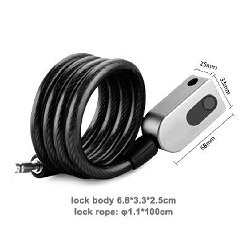 Fingerprint +APP Motorcycles Bike Lock YTDL-0001
