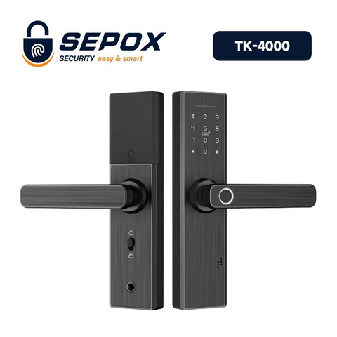 Smart door lock with fingerprint and TUYA APP TK4000