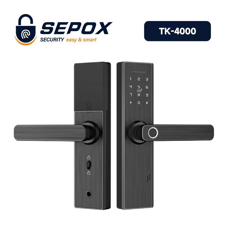 Smart door lock with fingerprint and TUYA APP TK4000
