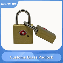 Customs Brass Padlock - TSA-0029