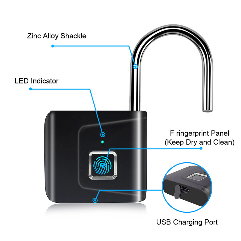 Fingerprint Padlock YDPL-0159