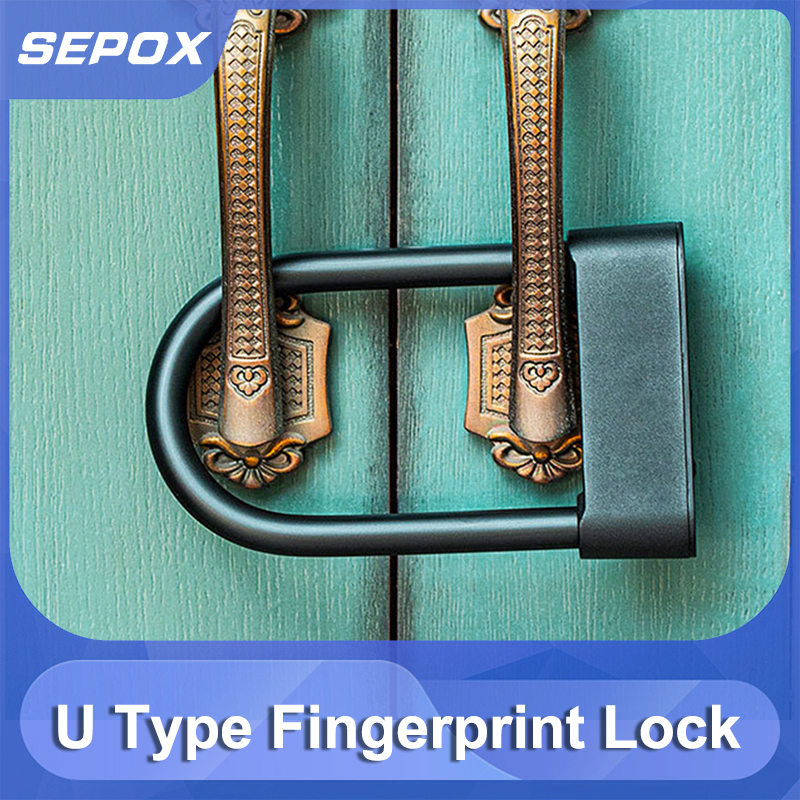 U type fingerprint motorcycles bike lock